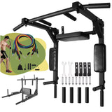 Barra Gym 8en1 Dominadas Pared Multifuncional