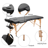 Cama Plegable De Masajes Portátil De 2 Secciones