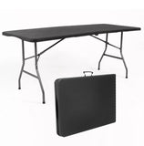 Mesa Portátil Plegable 1.80m Portafolio Efecto Madera