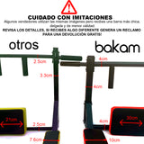 Barra 8en1 Dominadas Pared Gym Multifuncional Box Rojo