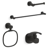 Set de lujo para baño KOHLER Ealing 4 piezas, 3 tipos de toalleros + portarollo