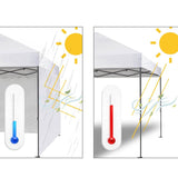 Paredes de 9m Impermeable para Carpa Plegable 3x3