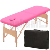 Cama Plegable De Masajes Portátil De 2 Secciones Sin Accesorios