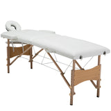 Cama Plegable De Masajes Portátil De 2 Secciones Con Accesorios Extras