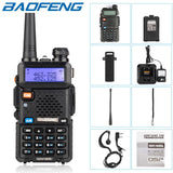 5 Radios Uv-5r Baofeng Walkie Talkie Uhf Vhf 2 Vias