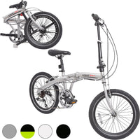 Bicicleta R20 Plegable 6 Velocidades Shimano