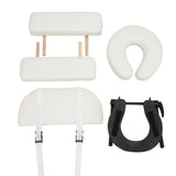 Cama Plegable De Masajes Portátil De 2 Secciones Con Accesorios Extras