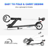 Scooter Eléctrico Megawheels Plegable S1 R5.5 8km Blanco