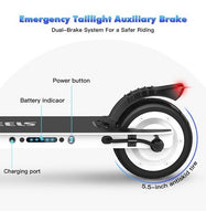 Patin Scooter Eléctrico Plegable 8km R5.5 Diablo