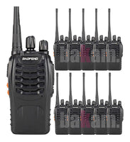 10 Radios Baofeng Bf-888s Walkie Talkie Uhf 2 Vias