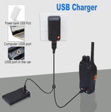 Radio Baofeng Bf-888h Con Usb Uhf 2 Vias Manos Libres