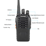 Paquete De 50 Radios BF-888s Baofeng UHF 5 Watts