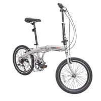 Bicicleta Plegable Rodada 20" 6 Velocidades Shimano