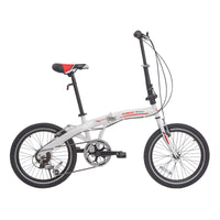 Bicicleta Plegable Rodada 20" 6 Velocidades Shimano